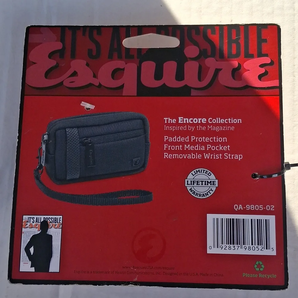 Esquire Camera Case Fits Most Small Cameras